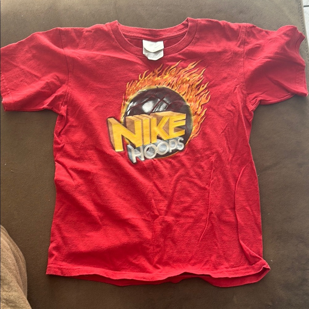 Nike Kids Red Graphic T-Shirt
